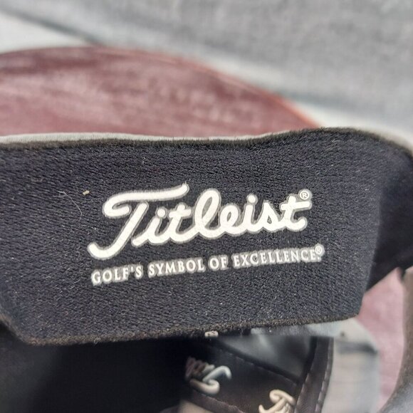 Titleist Gray Performance Golf Cap With Adjustable Strap & Perforated Design - Picture 10 of 12